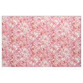 ハワイの穿孔器の赤い野生のハイビスカスの花柄 ファブリック (ヤード)