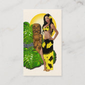 ハワイの組合せの名刺 名刺 (裏面)