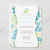 ハワイの結婚式またはブライダルシャワーの招待 招待状 (正面)