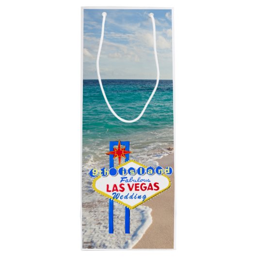 ハワイの結婚式第9の島ラスベガス ワインギフトバッグ (裏面)