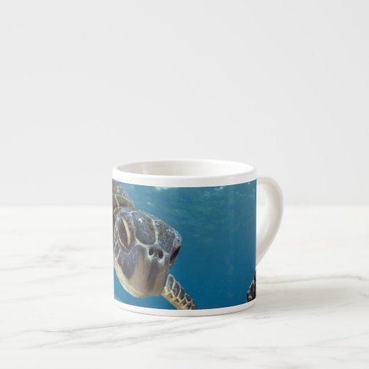 ハワイの緑のウミガメ エスプレッソカップ (正面右)