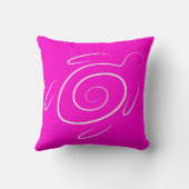 ハワイの緑のウミガメ クッション (裏面)