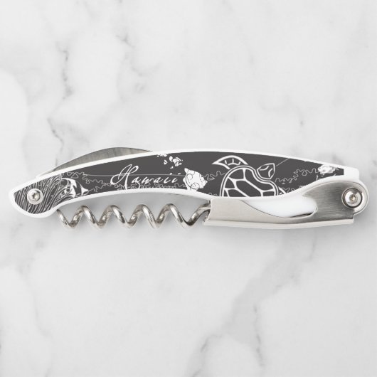 ハワイの緑のウミガメ ソムリエナイフ (裏面)