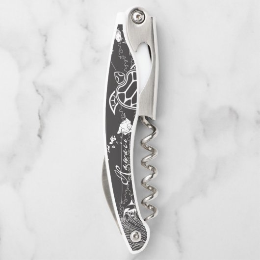 ハワイの緑のウミガメ ソムリエナイフ (裏面)