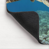 ハワイの緑のウミガメ マウスパッド (コーナー)