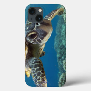 ハワイの緑のウミガメ iPhone 13ケース