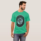 ハワイの緑のウミガメ Tシャツ (正面フル)