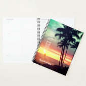 ハワイの美しい夕焼け計画帳 プランナー手帳 (ディスプレー)