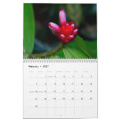 ハワイの自然のカレンダー カレンダー (2月 2027)