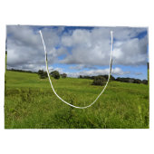 ハワイの自然風景写真 ラージペーパーバッグ (裏面)
