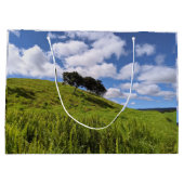 ハワイの自然風景写真 ラージペーパーバッグ (裏面)