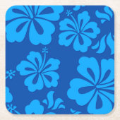 ハワイの花のコースター スクエアペーパーコースター (正面)