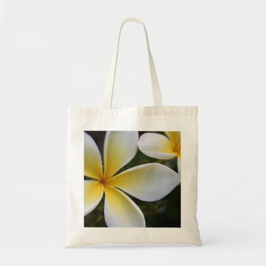 ハワイの花のバッグ トートバッグ (正面)