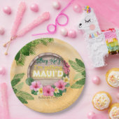 ハワイの花嫁お別れパーティー ペーパープレート (パーティー)