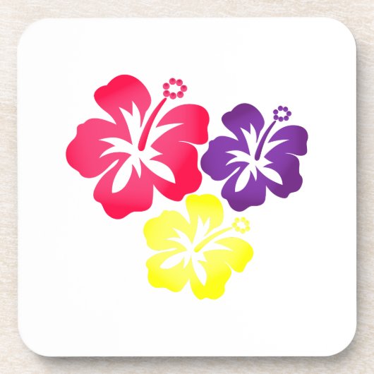 ハワイの花 コースター (正面)