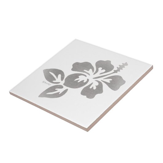 ハワイの花 タイル (側面)