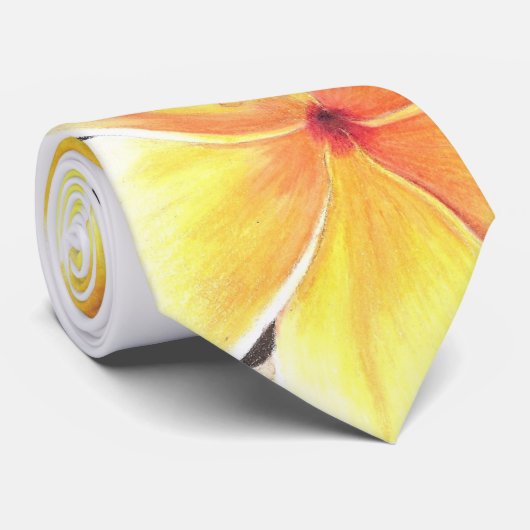 ハワイの花 ネクタイ (ロール)