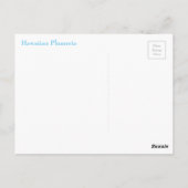 ハワイの花 ポストカード (裏面)