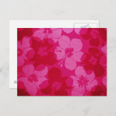 ハワイの花 ポストカード (正面/裏面)