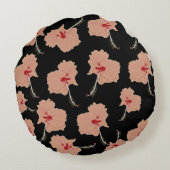 ハワイの花 ラウンドクッション (裏面)