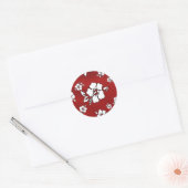 ハワイの花 ラウンドシール (封筒)