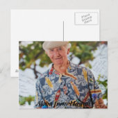 ハワイの葉書からアロハ ポストカード (正面/裏面)