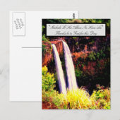 ハワイの言葉と名言 ポストカード (正面/裏面)