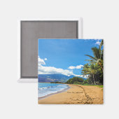 ハワイの谷の島マウイ マグネット (正面/裏面)