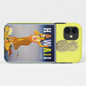 ハワイの金ゴールドのパイナップルフラのダンサー Case-Mate iPhoneケース (裏面(横))