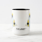 ハワイの鋳掛け屋のButterflyfish ツートーンマグカップ (中央)