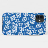 ハワイの青い花柄 Case-Mate iPhoneケース (裏面(横))