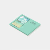 ハワイの静かで穏やかなターコイズビーチ ポストイット (アングル)