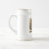 ハワイの領域からのヴィンテージのフラ女の子 ビールジョッキ (左)