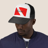 ハワイの飛び込みの旗 キャップ (インサイチュ)