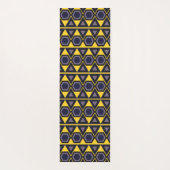 ハワイの黄色い三角形 ヨガマット (裏面)