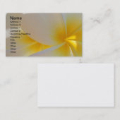 ハワイのFrangipani 名刺 (正面/裏面)