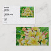 ハワイのFrangipani 名刺 (正面/裏面)