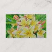 ハワイのFrangipani 名刺 (裏面)