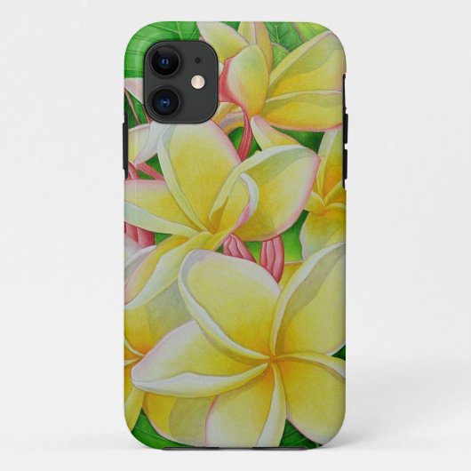 ハワイのFrangipani Case-Mate iPhoneケース (裏面)