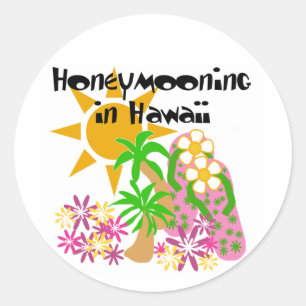 ハワイのHoneymooning ラウンドシール