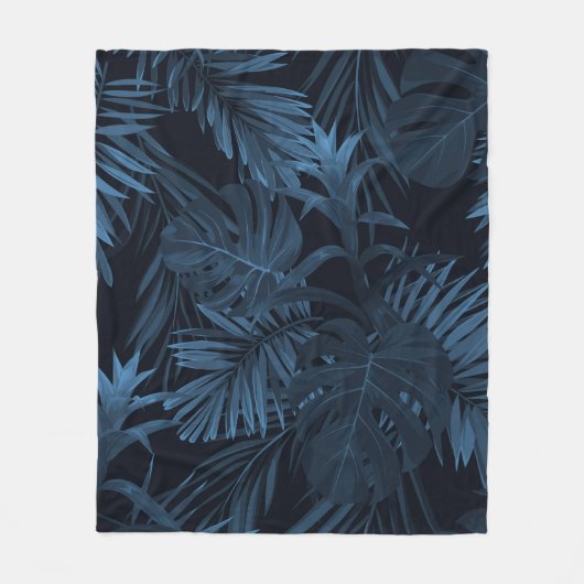 ハワイのplを持つエキゾチックな熱帯vrtor背景 フリースブランケット (正面)