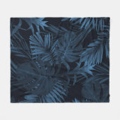 ハワイのplを持つエキゾチックな熱帯vrtor背景 フリースブランケット (正面(横))