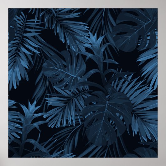 ハワイのplを持つエキゾチックな熱帯vrtor背景 ポスター (正面)