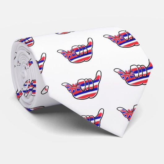 ハワイのshakaの州の旗の記号の芸術的なネクタイ ネクタイ (ロール)