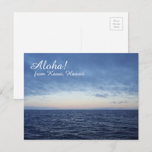 ハワイはがき ポストカード (正面/裏面)