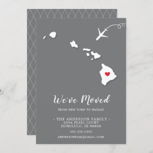 ハワイへの引っ越しのお知らせ 招待状