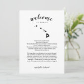 ハワイへようこそ |の結婚レター&旅程 (スタンド正面)