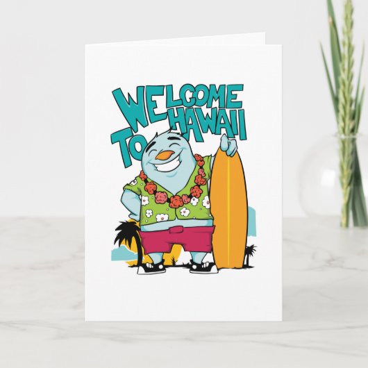 ハワイへようこそ カード (正面)