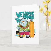 ハワイへようこそ カード (黄色い花)