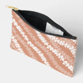 ハワイアモダンプリントプアケニケの模様 アクセサリーポーチ (見開き)